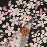 Sakura Sky - Black (Length) 1=0.25yard