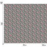 Imaginary Flowers - Pink on Light Gray (Length) 1=0.25yard
