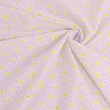 Hand-Drawn Style Floral - Yellow Flowers (Length) 1=0.25yard