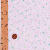 Hand-Drawn Style Floral - Green Flowers (Length) 1=0.25yard