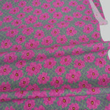 Cotton - Scattered Flower Lattice Pattern - Pink (Length) 1=0.25yard