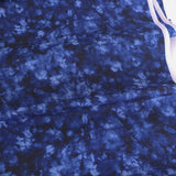 Indigo Cloud Dyed-Style Cotton – Shibori-Inspired Print (Length) 1=0.25yard