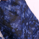 Indigo Cloud Dyed-Style Cotton – Shibori-Inspired Print (Length) 1=0.25yard