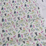 Cotton – Skateboarding Cats, Ivory (Length) 1=0.25yard