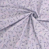 Cotton – Cat Alphabet, Light Gray (Length) 1=0.25yard