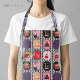 Cotton – Japanese Retro Modern Framed Art, Dark Teal (Length) 1=0.25yard