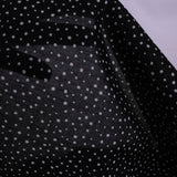 Cotton Lawn – Random Dots, Black (Length) 1=0.25yard