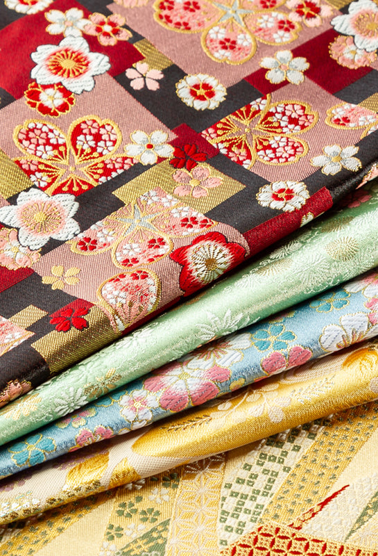 Japanese Woven Textile Nishijin-ori Brocades