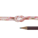Chirimen Fabric Cord - 1/9in Misty Cherry Blossom Pink (Quantity) 1=1yard