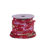 Chirimen Fabric Cord - 1/9in Sakura Festival Red (Quantity) 1=1yard