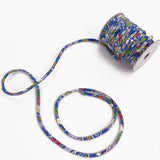 Chirimen Fabric Cord - 1/8in Exquisite Blue Komon (Quantity) 1=1yard