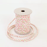 Cotton Fabric Cord - 1/8in Pink Daisy (Quantity) 1=1yard