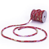 Chirimen Fabric Cord - 1/6in Sakura Festival Red (Quantity) 1=1yard