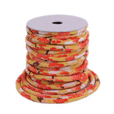 Chirimen Fabric Cord - 1/6in Ume Blossom Stream Mustard (Quantity) 1=1yard