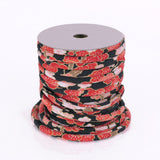Chirimen Fabric Cord - 1/6in Ume Blossom Stream Black (Quantity) 1=1yard