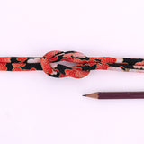Chirimen Fabric Cord - 1/3in Ume Blossom Stream Black (Quantity) 1=1yard