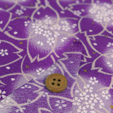Petals on Petals - Purple (Length) 1=0.25yard