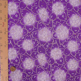 Petals on Petals - Purple (Length) 1=0.25yard