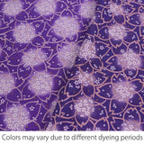 Petals on Petals - Purple (Length) 1=0.25yard