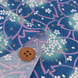 Petals on Petals - Blue (Length) 1=0.25yard