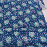 Petals on Petals - Blue (Length) 1=0.25yard