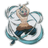 Demon Slayer Official Character Patch – Inosuke Hashibira Full Body (Iron-On & Sticker Type)