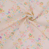 Shadowy Cherry Blossoms with Temari Balls on Ivory (Length) 1=0.25yard