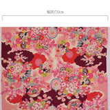 Flowers on Water - Azuki Red (Length) 1=0.25yard
