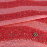 Gradation with Gold and Silver Speckles - Vermillion Red (Length) 1=0.25yard