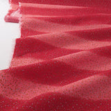 Gradation with Gold and Silver Speckles - Vermillion Red (Length) 1=0.25yard