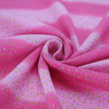 Gradation with Gold and Silver Speckles - Bright Pink (Length) 1=0.25yard