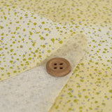 Gradation with Gold and Silver Speckles - Cream Beige (Length) 1=0.25yard