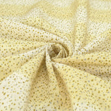 Gradation with Gold and Silver Speckles - Cream Beige (Length) 1=0.25yard
