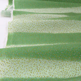 Gradation with Gold and Silver Speckles - Fresh Green (Length) 1=0.25yard