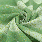 Gradation with Gold and Silver Speckles - Fresh Green (Length) 1=0.25yard
