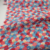 Chrysanthemum Carpet - Blue (Length) 1=0.25yard