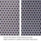 Modern Star Pattern - White/Black (Length) 1=0.25yard