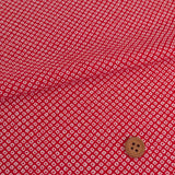 Kanoko Dots on Red (Length) 1=0.25yard