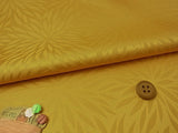 Rinzu Polyester : Mums on Yellow (Length) 1=0.25yard