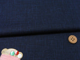 Tsumugi-Style Plain - Navy (Length) 1=0.25yard