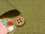 Tsumugi Print - Green Tea (Length) 1=0.25yard