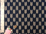 Arrow on Dark Navy (Length) 1=0.25yard
