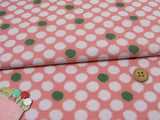 Polka Drops on Pink (Length) 1=0.25yard