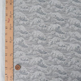 Denim Like Wave Pattern - Gray (Length) 1=0.25yard