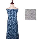 Denim Like Wave Pattern - Gray (Length) 1=0.25yard