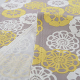 Cute Floral Wheel - Greige (Length) 1=0.25yard