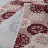 Cute Floral Wheel - Adzuki Pink (Length) 1=0.25yard