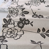 Modern Peony - Charcoal (Length) 1=0.25yard