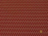 Ikat Arrow Pattern on Wine (Length) 1=0.25yard