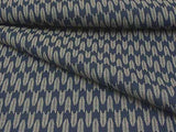 Ikat Arrow Pattern on Indigo (Length) 1=0.25yard